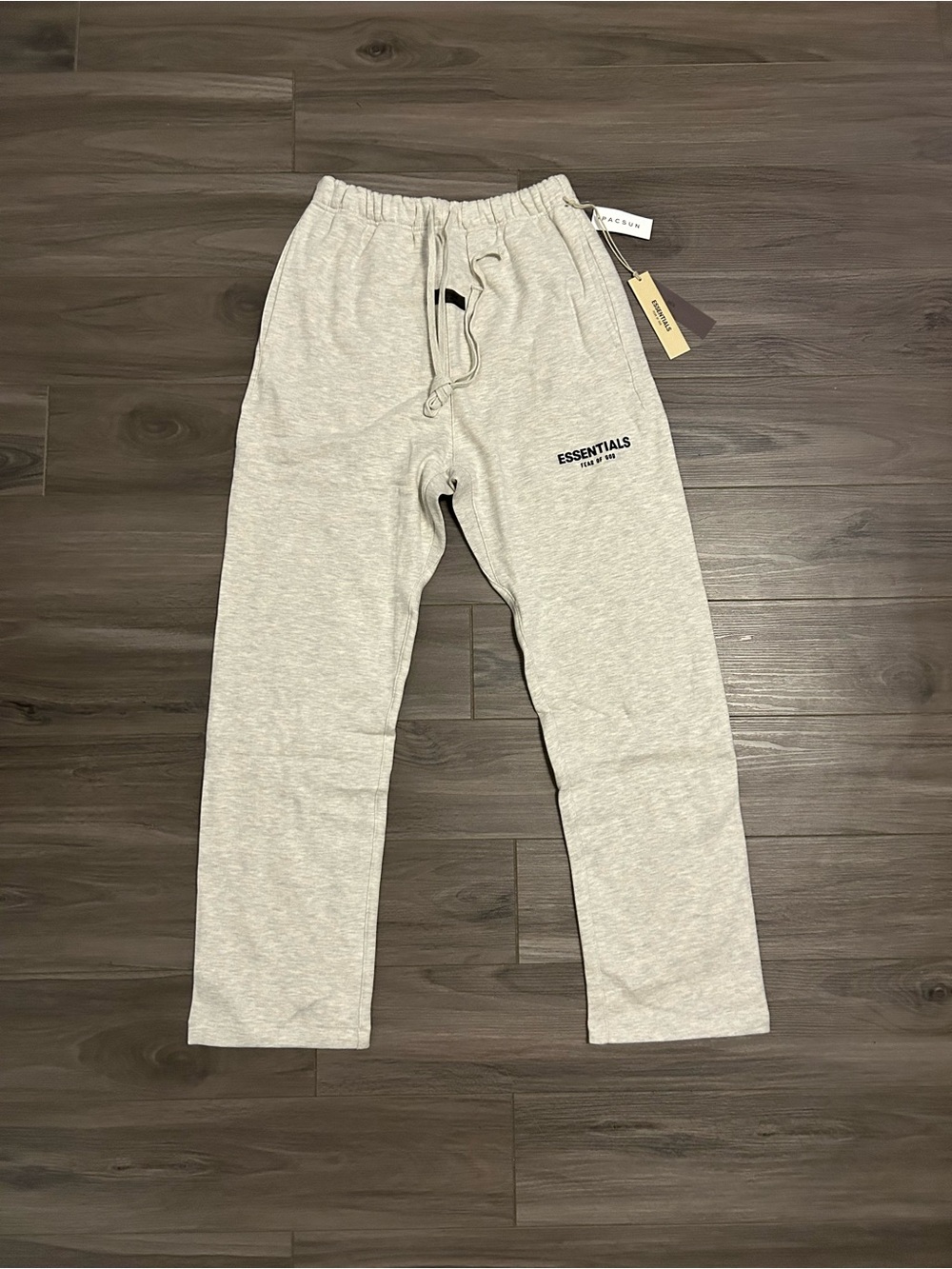 Essentials Fear of God Light Oatmeal Relaxed Sweatpants Brand New